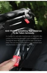 35L Quick Release Yan Çanta, Mechanıc Set – Su Geçirmez, Dayanıklı, Hızlı Tak-Çıkar Sistemli Motosiklet Çantası