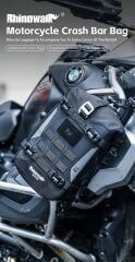 Rhinowalk MJX2001 Mechanic Series 6l Su Geçirmez Crash Bar Çantası – Motosiklet Yan Depo / Tank Üstü