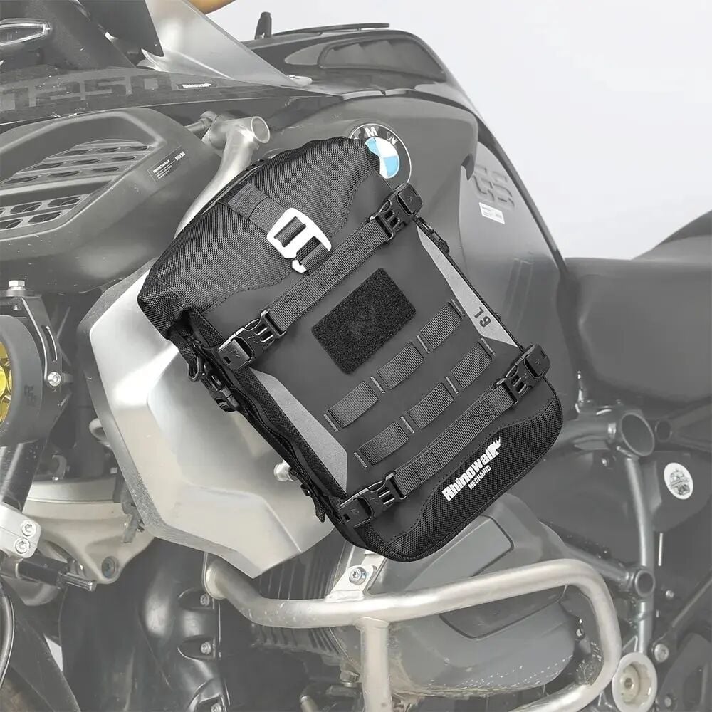 Rhinowalk MJX2001 Mechanic Series 6l Su Geçirmez Crash Bar Çantası – Motosiklet Yan Depo / Tank Üstü