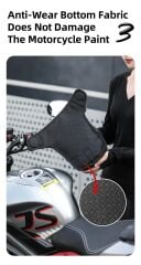 Rhinowalk 2.4l Manyetik Su Geçirmez Çok Fonksiyonlu Motosiklet Bacak Çantası – Bel Çantası – Depo Çantası