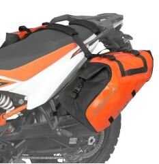 Rhinowalk Su Geçirmez Motosiklet Çantası (M Beden) 9+9=18LITRE Hacim Turuncu Renk