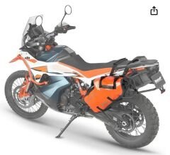Rhinowalk Su Geçirmez Motosiklet Çantası Turuncu (L Beden) 14+14=28LITRE Hacim