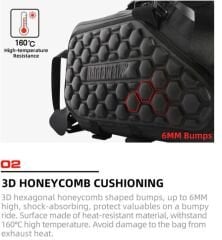 Rhinowalk Su Geçirmez Motosiklet Çantası (L Beden) 14+14=28Litre Hacim