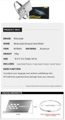 Motosiklet Egzoz Isı Kalkanı, Koruyucu