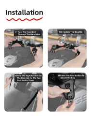 Rhinowalk MTR2506BK 5.6l Su Geçirmez Sert Kabuk Motosiklet Tank Çantası – Telefon Cepli, Manyetik Kapaklı, Omuz Askılı, Universal