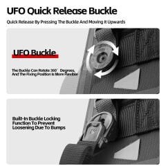 MFT2301 & Fortress x Camera Version – Su Geçirmez Motosiklet Kuyruk Çantası & Kamera Çantası