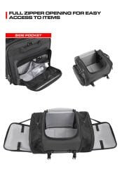 Rhinowalk 40-60L,Genişletilebilir Su Geçirmez Motosiklet Kuyruk Çantası