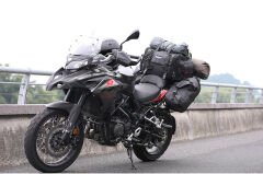 Rhinowalk 40-60L,Genişletilebilir Su Geçirmez Motosiklet Kuyruk Çantası