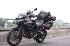 Rhinowalk 40-60L,Genişletilebilir Su Geçirmez Motosiklet Kuyruk Çantası