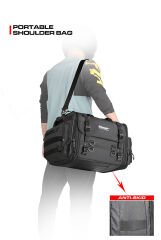 Rhinowalk 40-60L,Genişletilebilir Su Geçirmez Motosiklet Kuyruk Çantası