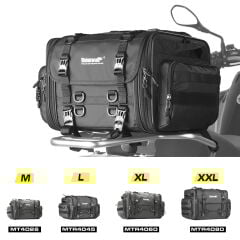 Rhinowalk MTR4045BK 33-45L, Genişletilebilir Su Geçirmez Motosiklet Kuyruk Çantası