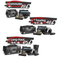 Rhinowalk Su Geçirmez Motosiklet Duffel Çanta 40Lt – Kuyruk Çantası, Arka Koltuk Çantası, Roll-Top Seyahat Ekipman Çantası