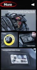 Rhinowalk Su Geçirmez Motosiklet Duffel Çanta 65Lt – Kuyruk Çantası, Arka Koltuk Çantası, Roll-Top Seyahat Ekipman Çantası