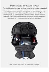 Rhinowalk X20801B 20L / Outdoor Sırt Çantası - Suya Dayanıklı, Hidratasyon Bölmeli, Hava Alır Sırt Paneli