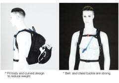 Rhinowalk RK1880 12L / Outdoor Sırt Çantası - Suya Dayanıklı, Hidratasyon Bölmeli, Hava Alır Sırt Paneli