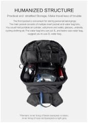 Rhinowalk RK1880 12L / Outdoor Sırt Çantası - Suya Dayanıklı, Hidratasyon Bölmeli, Hava Alır Sırt Paneli