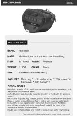 Rhinowalk MTR5001 ScooterBag – Şehir İçi Sürüşlerin Yeni Konforu