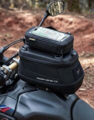 Rhinowalk MTR009BK Motosiklet Telefon Çantası – Şeffaf Ekranlı, Ekstra Depolama Alanlı, Suya Dayanıklı, Gidon / Depo Üstü Uyumlu