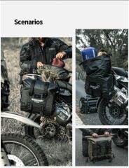 Rhinowalk MYS2406 24L Su Geçirmez Motosiklet Yan Çanta (2'li SET)