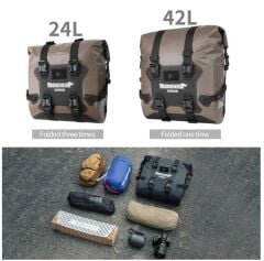 Rhinowalk MYS2406 24L Su Geçirmez Motosiklet Yan Çanta (2'li SET)