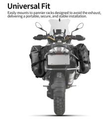 Rhinowalk MYS2406 24L Su Geçirmez Motosiklet Yan Çanta (2'li SET)
