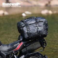 Rhinowalk MT2215BK 15L Modüler Su Geçirmez Motor Çantası / Motopack – PVC Kaplamalı Polyester, Evrensel Uyumluluk