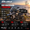 DireWolf Su Geçirmez Motosiklet Arka Çanta / Duffle Bag – 30L Roll Top – Reflektif – Çok Amaçlı